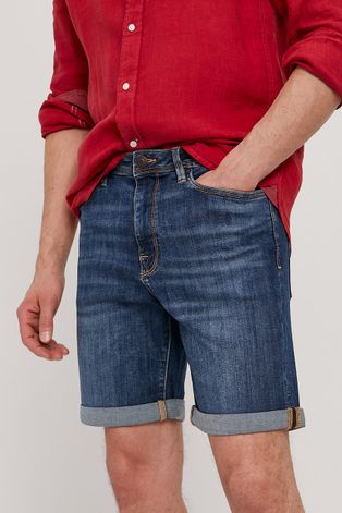 Rifľové krátke nohavice Selected pánske