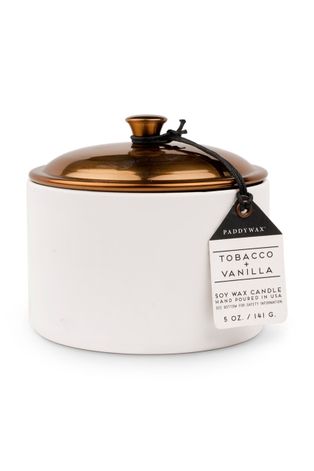 Paddywax Mirisna svijeća od sojinog voska Tobacco & Vanilla 141 g