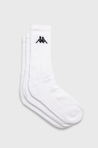 Ponožky Kappa bílá barva