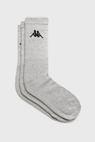 Ponožky Kappa šedá farba