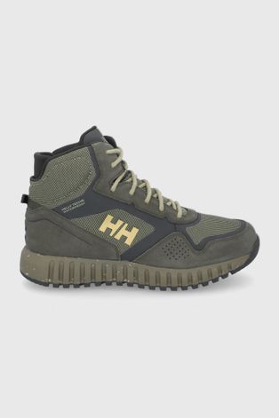 Zimné topánky Helly Hansen pánske, zelená farba