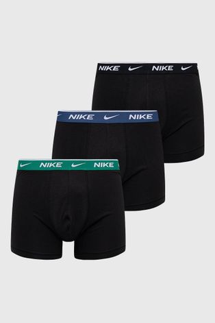 Боксеры Nike (3-pack) мужские цвет чёрный