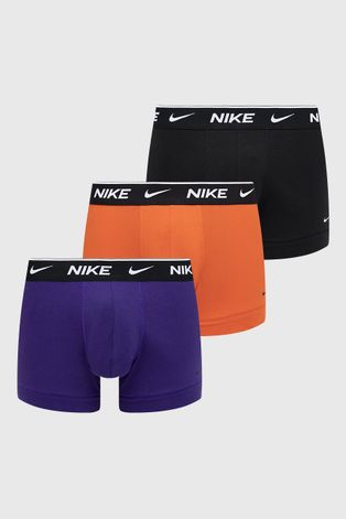 Nike bokserki (3-pack) męskie kolor fioletowy