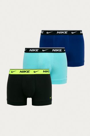 Nike Bokserki (3-pack) męskie kolor turkusowy