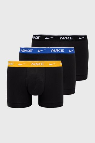 Nike Bokserki (3-pack) męskie kolor czarny
