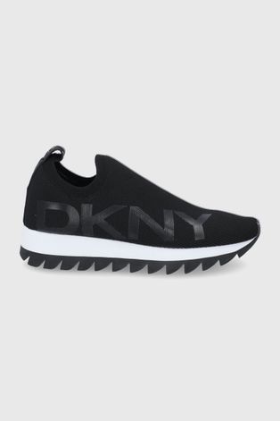 Υποδήματα Dkny χρώμα: μαύρο