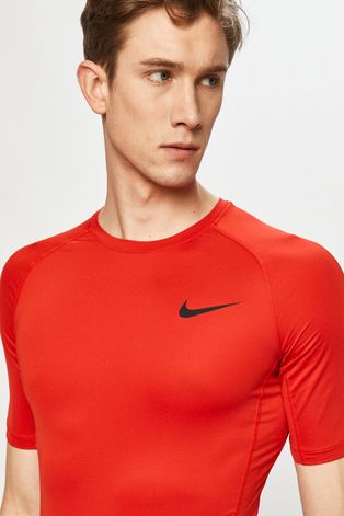 Funkčná bielizeň Nike pánska, červená farba