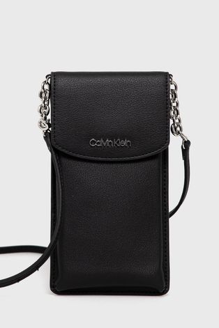 Чохол для телефону Calvin Klein колір чорний