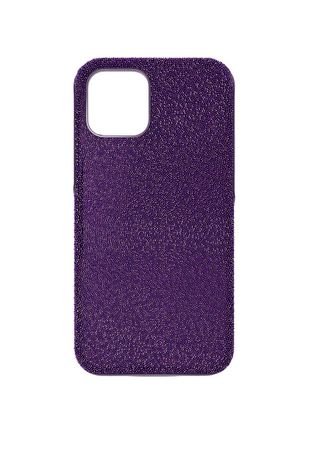 Θήκη κινητού Swarovski iPhone 12/12 Pro χρώμα: μοβ