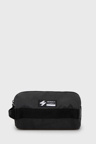 Козметична чанта Superdry в черно
