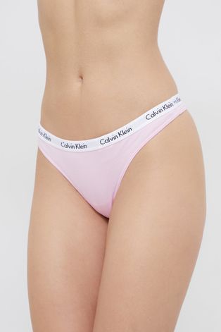 Calvin Klein Underwear Tanga culoarea roz