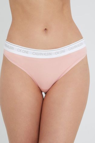 Стринги Calvin Klein Underwear цвет розовый
