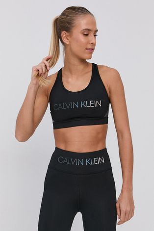 Calvin Klein Performance Biustonosz sportowy kolor czarny