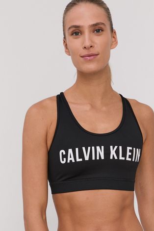 Sportovní podprsenka Calvin Klein Performance černá barva