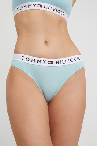 Nohavičky Tommy Hilfiger modrá farba,