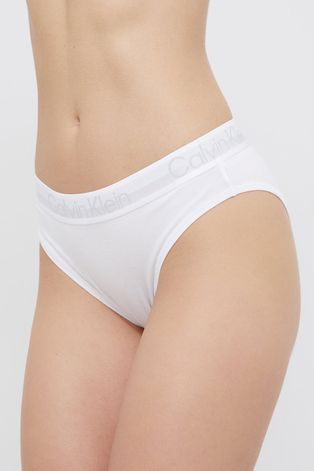 Calvin Klein Underwear Figi kolor biały z bawełny