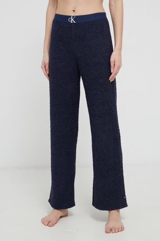 Calvin Klein Underwear Spodnie piżamowe damskie kolor granatowy