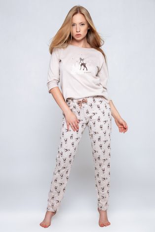 Pyžamo Sensis dámské, průhledná barva, bavlněné