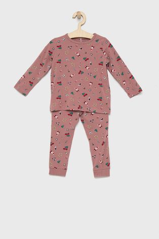 Dětské pyžamo Name it růžová barva, vzorované