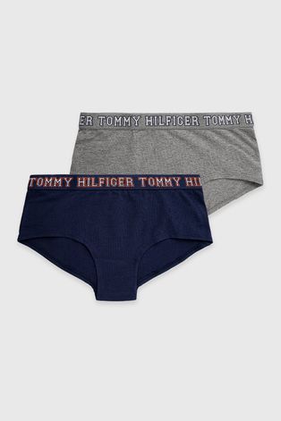 Detské nohavičky Tommy Hilfiger tmavomodrá farba