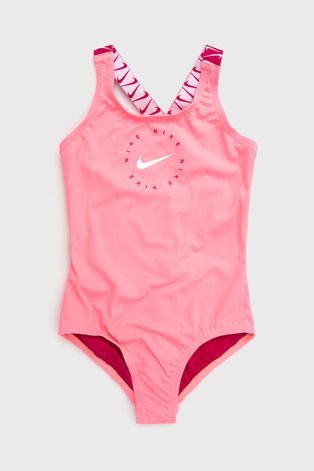 Nike Kids Strój kąpielowy dziecięcy kolor różowy