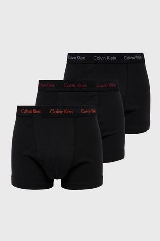 Calvin Klein Underwear Bokserki (3-pack) męskie kolor czarny