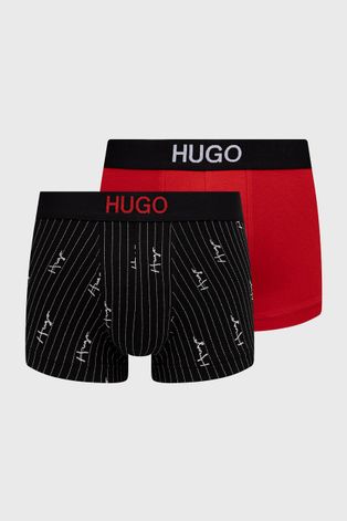 Hugo Bokserki (2-pack) męskie kolor czarny