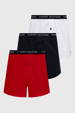 Tommy Hilfiger Bokserki (3-pack) męskie kolor czerwony