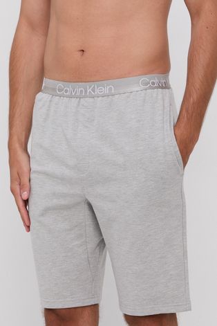 Calvin Klein Underwear Szorty piżamowe męskie kolor szary gładka