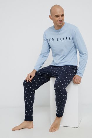 Ted Baker pizsama együttes kék, nyomott mintás