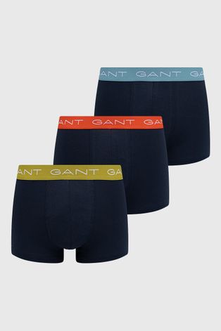 Gant Bokserki (3-pack) męskie kolor granatowy