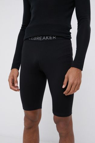 Funkční spodní prádlo z vlny Icebreaker černá barva