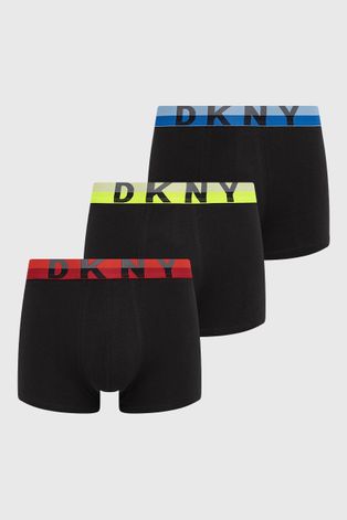 Bokserice Dkny (3-pack) za muškarce, boja: crna