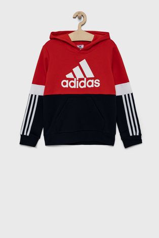 Детски суичър adidas в червено с апликация