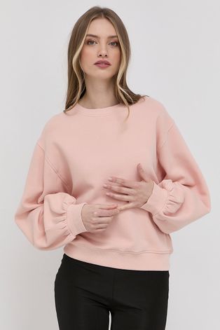 UGG bluza femei, culoarea roz, neted