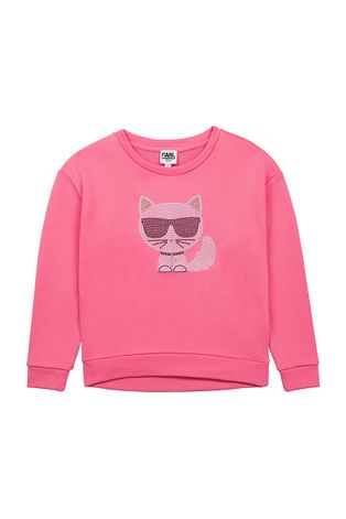 Karl Lagerfeld - Bluza bawełniana dziecięca Z15338.86.108