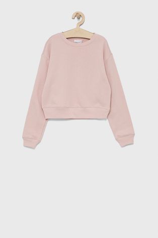 GAP Bluza dziecięca kolor różowy z nadrukiem