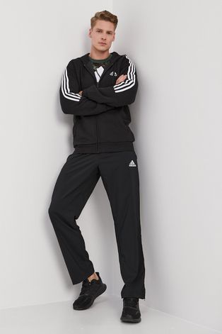 Μπλούζα adidas ανδρική, χρώμα: μαύρο