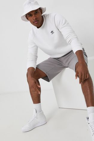 adidas Originals Bluza męska kolor biały z nadrukiem