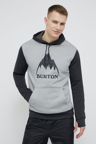 Кофта Burton чоловіча колір сірий меланж
