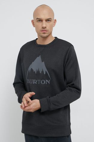 Кофта Burton чоловіча колір сірий з принтом