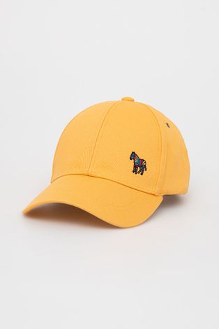 Βαμβακερό καπέλο Paul Smith χρώμα: πορτοκαλί