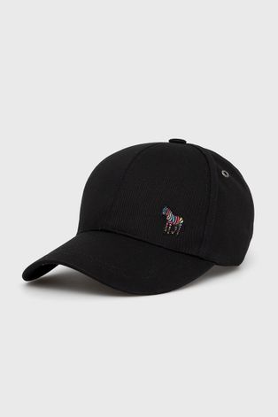 Βαμβακερό καπέλο Paul Smith χρώμα: μαύρο