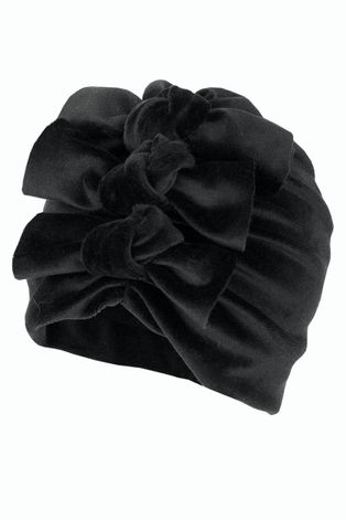 Dětska čepice Jamiks černá barva, z tenké pleteniny