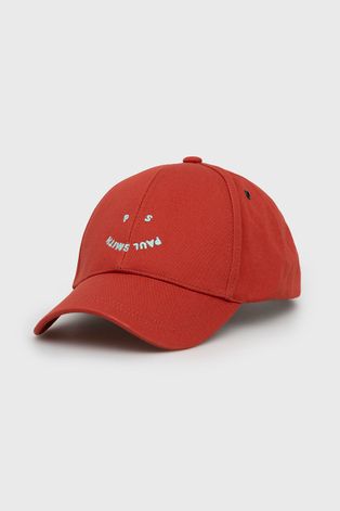 Καπέλο PS Paul Smith χρώμα: κόκκινο