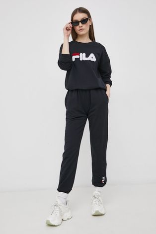 Спортивний костюм Fila жіночий колір чорний