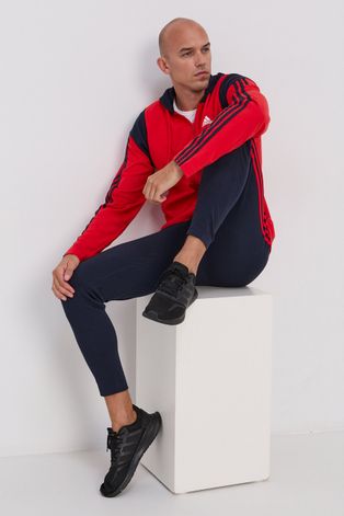 Спортивний костюм adidas Performance чоловічий колір червоний