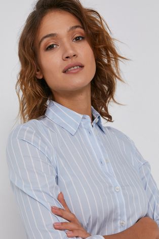 Košile Tommy Hilfiger dámská, slim, s klasickým límcem