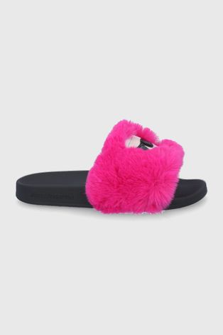 Παντόφλες Karl Lagerfeld χρώμα: ροζ