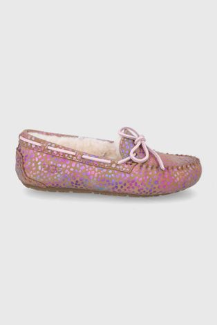 Dětské semišové papuče UGG Dakota Spots